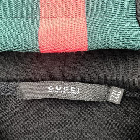 gucci hoodie measurements